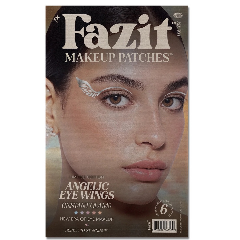 Angel Halloween Costume Wing Eye Makeup Patches Temporary Tattoos